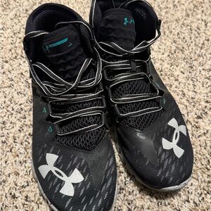 Under Armour Black and White Sneakers